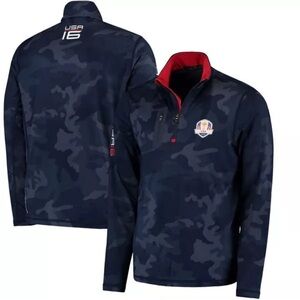RLX Ralph Lauren 2016 US Ryder Cup Team Stars and Stripes Tonal Camo Pullover XL